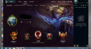 Conta Lol Ouro 2 Nova