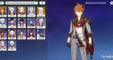 AR 30 Genshin Impact Tartaglia+Qiqi+Albedo