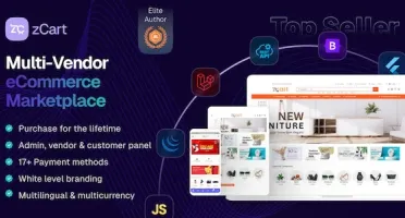 zCart - Script PHP de Plataforma de E-commerce Multivendedor