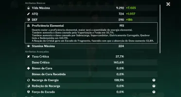Conta Genshin Impact Venti + Eula + Mona C1