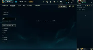 Vendo conta de lol Gold 1 com todos champs e 419 skins