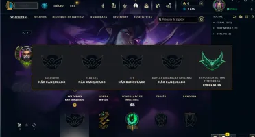 Conta Smurf League of Legends