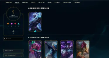 Conta Smurf League of Legends