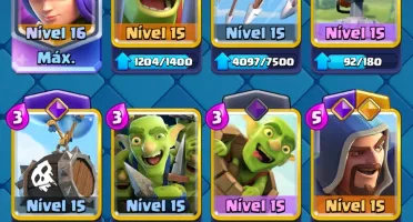 Conta clash royale 1 milhão+ em ouro e várias cartas 16