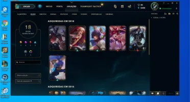 Conta plat 4 c/ 36 champs (caros) e 18 skins lindas por 70R$