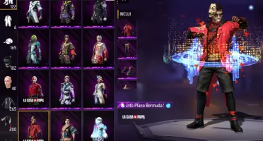 Conta free fire com anjo vermelho