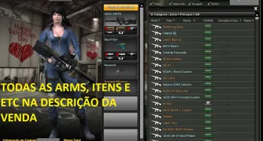 CONTA COMBAT ARMS|CEL²|E-MAIL E LEVEL UP|ABRA O ANUNCIO