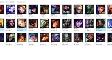 PROMOÇÃO: CONTA COM 47 CAMPEÕES E 05 SKINS