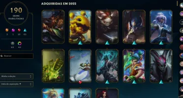 Conta League of legens, 6 anos, Platina 2