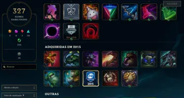 Conta League of legens, 6 anos, Platina 2