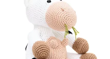 Vaca Mimosa em Amigurumi