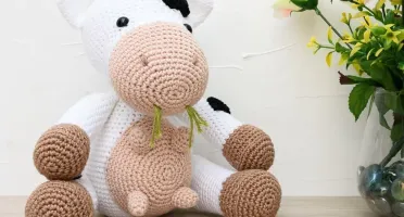 Vaca Mimosa em Amigurumi