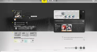 Conta Arknight PRE registro level 60.