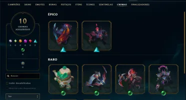Ferro 1 com TODOS os Champs e 59 Skins