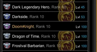 Acc.AQW - Darkside/VoT/Rev/Void - Todos Hardfarms - LvL 100