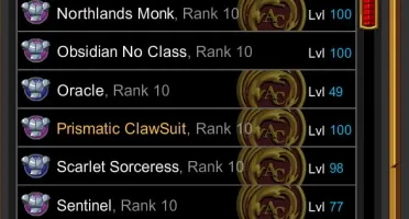Acc.AQW - Darkside/VoT/Rev/Void - Todos Hardfarms - LvL 100