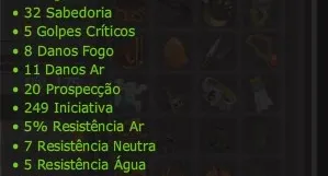 Conjunto do Tengu Gelifox - Helioboros