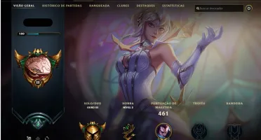 Conta League of Legends - Coleção grande