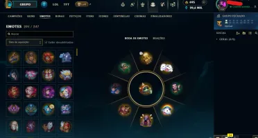 Conta Ex Mestre; 1740 Skins Com 4615 Cromas
