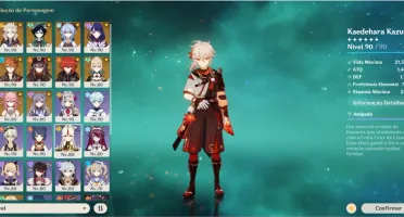 Conta Whale AR58 com yae miko e arma dela