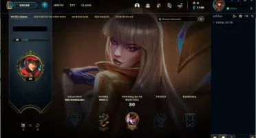 Conta League of Legends lvl com 30 Kaisa KDA Prestígio