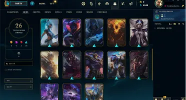 Conta League Of Legends Diamond 4 + Passe Tinta Sombria