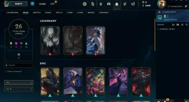 Conta League Of Legends Diamond 4 + Passe Tinta Sombria