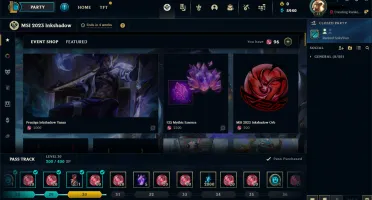 Conta League Of Legends Diamond 4 + Passe Tinta Sombria