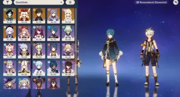 AR 50 Klee + Atlas / Zhongli / Venti e Banner Garantido!!!