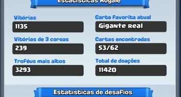Conta Clash Royale nv10