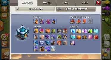 Vendo CV13, conta Clash of Clans. Urgente