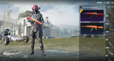 Conta pubg mobile level 62, 3 anos de jogo e muitas skins
