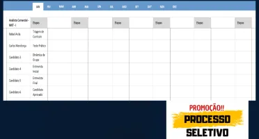 Planilha para Processo Seletivo