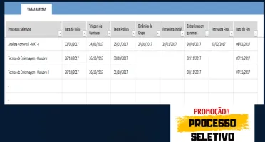 Planilha para Processo Seletivo