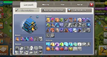 Conta Clash Of Clans Cv12 100% Full