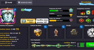 Conta 8 ball pool