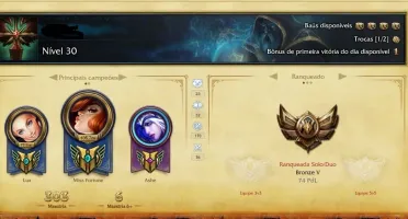 Conta B5 /57 champs/7 skins
