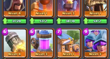 Conta cv9 1100 Gemas + Clash Royale lvl 8 com 3 lendarias
