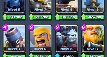 Conta cv9 1100 Gemas + Clash Royale lvl 8 com 3 lendarias