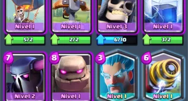 Conta cv9 1100 Gemas + Clash Royale lvl 8 com 3 lendarias