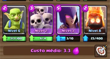 Conta cv9 1100 Gemas + Clash Royale lvl 8 com 3 lendarias