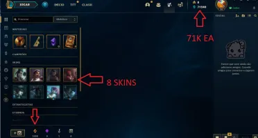 đ„CONTA LEVEL 30 UNRANKED MUITAS SKINSđ„ đMUITA ESSĂNCIAđ