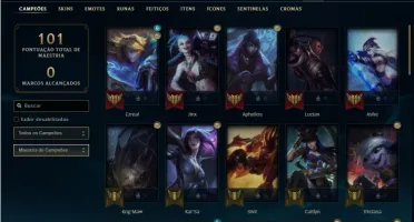 Conta Platina 2 com 47 Champs e 38 Skins ( MAIN ADC )