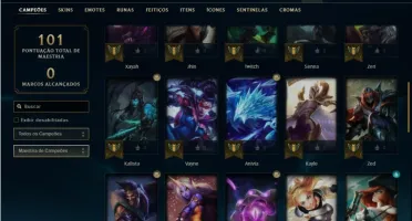 Conta Platina 2 com 47 Champs e 38 Skins ( MAIN ADC )