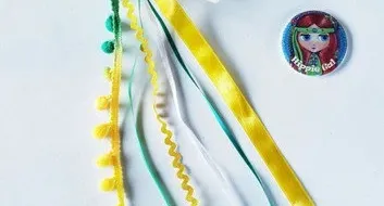 Tiara Coroa Pompom Brasil
