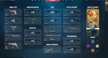 Conta Valorant Diamante 3 com skins