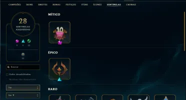 Conta lol nivel 461 255 skins