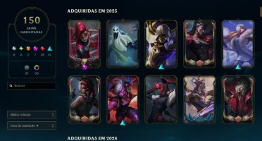 Conta LoL lv 320 2 Skins Ultimate