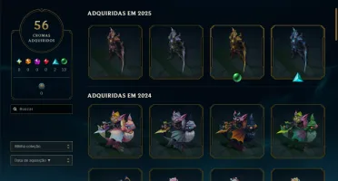 Conta LoL lv 320 2 Skins Ultimate