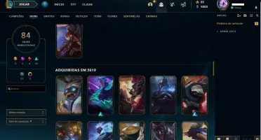 Vendo Conta Ouro 1 com 96 Champs, 84 Skins e 3 Cromas
